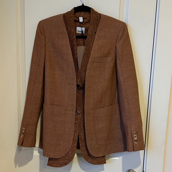 NWT Burberry Wool Blazer